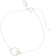Thumbnail for your product : Oliver Bonas Eclipse Double Circle Silver Bracelet
