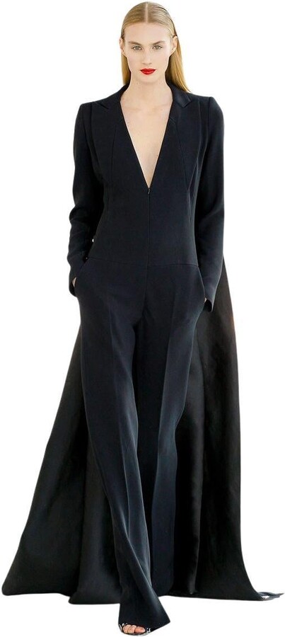 Antonio Berardi Nwt finale" Jumpsuit With Dramatic Train Red Carpet Dressing