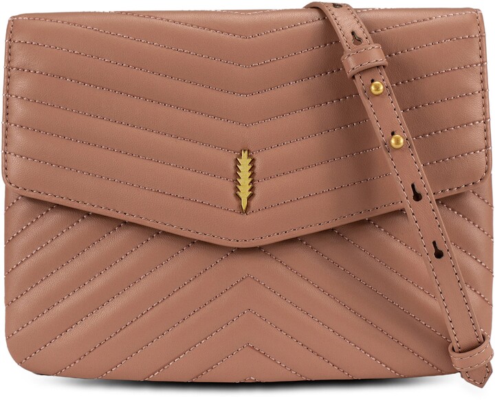 THACKER Jenna Quilted Leather Crossbody Bag ShopStyle