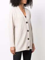 Thumbnail for your product : Peserico Cable Knit Cardigan