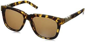 Pared Eyewear Guys and Dolls Dark Tortoise Solid Brown Lenses Round Sunglasses