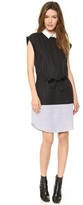 Thumbnail for your product : Band Of Outsiders Patchwork Shirtdress