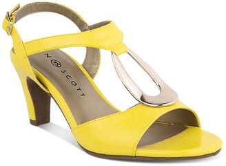 macys yellow sandals