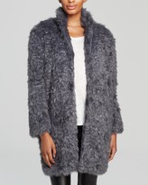 Thumbnail for your product : Charles Henry Coat - Faux Fur Cocoon