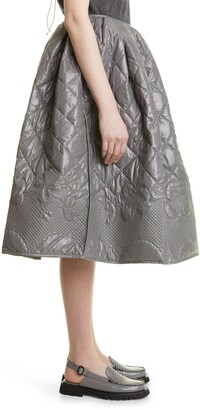 【Cecilie Bahnsen】MALA SKIRT MALA | SKIRT FIAMMA FIL-COUPÉ BLACK