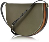 Thumbnail for your product : Victoria Beckham Small Half Moon Color Block Leather Bag