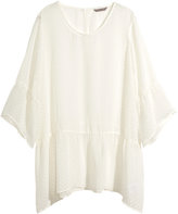 Thumbnail for your product : H&M H&M+ Chiffon Tunic - Natural white - Ladies