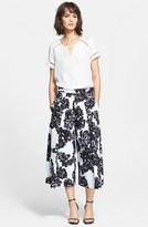 Thumbnail for your product : Rebecca Taylor 'Splashy Flower' Print Culottes