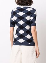 Thumbnail for your product : Barrie Argyle Cashmere Polo Shirt