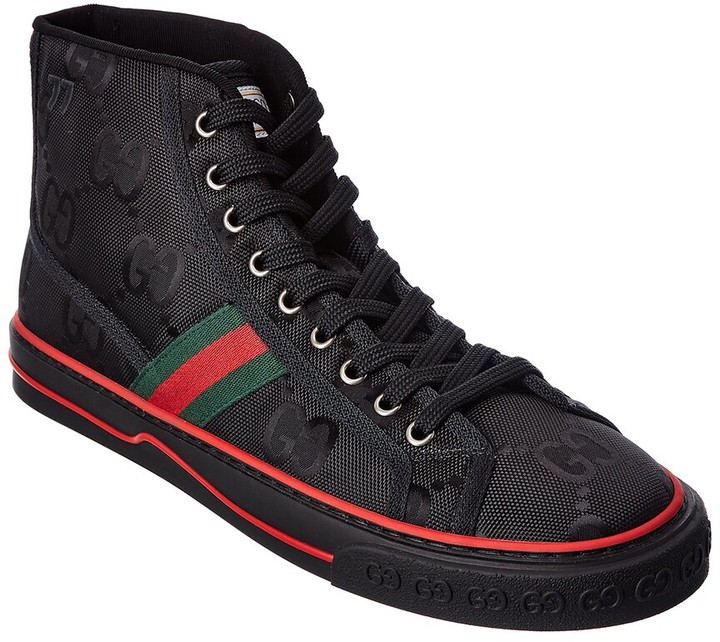 black gucci tennis shoes