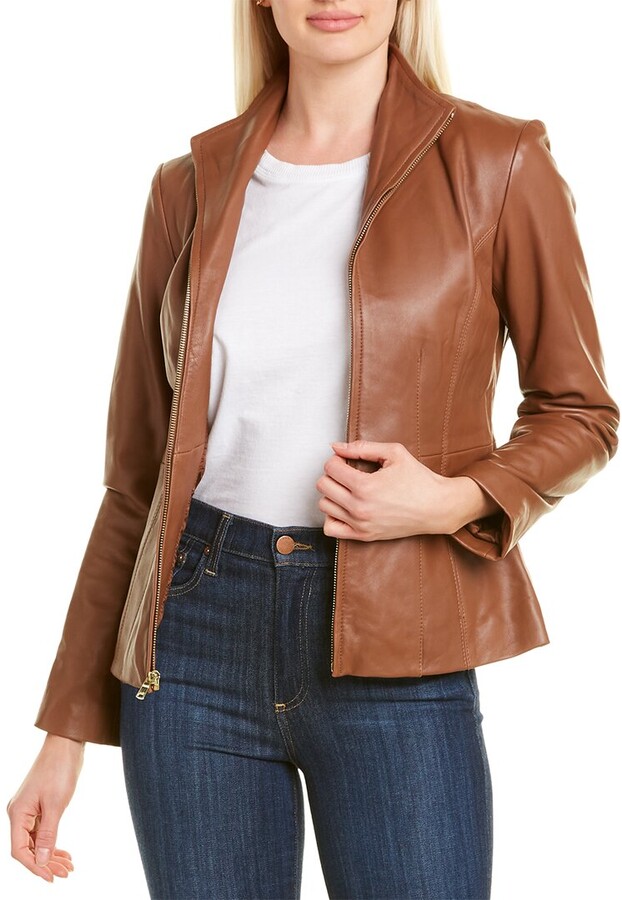 cranberry leather jacket