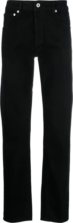 Kenzo Logo-Patch Straight-Leg Jeans