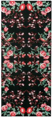 Alexander McQueen Floral silk scarf