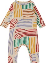 Thumbnail for your product : Bobo Choses Baby Beige Crazy Lines Jumpsuit