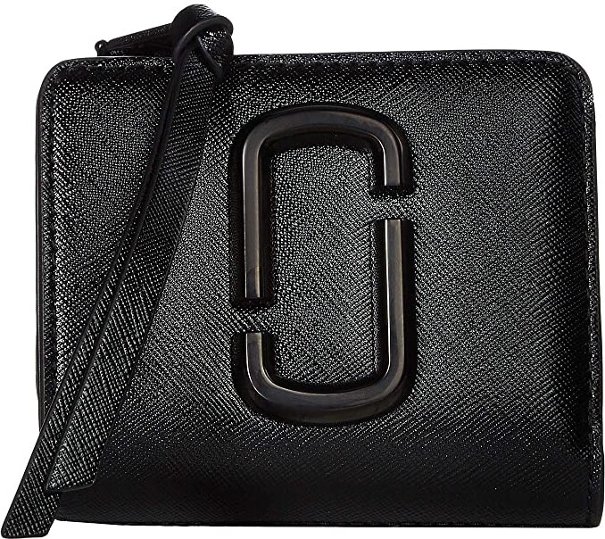 Marc Jacobs Snapshot DTM Mini Compact Wallet (Black) Handbags - ShopStyle