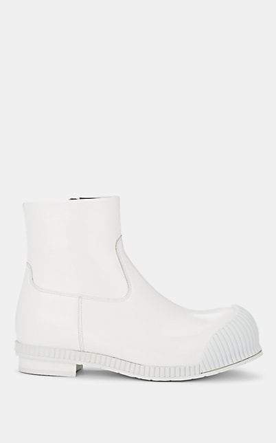 calvin klein white boots mens