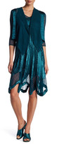 Thumbnail for your product : Komarov Textured V-Neck Dress & Jacket - 2-Piece Set (Petite)