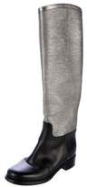Thumbnail for your product : Chanel Leather Riding Boots
