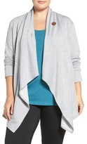 Thumbnail for your product : Bobeau Plus Size Women's One-Button Fleece Cardigan
