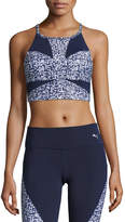 Thumbnail for your product : Puma Culture Surf Active Training Crop Top, Blue/White