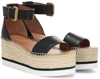 See by Chloe Leather platform sandals