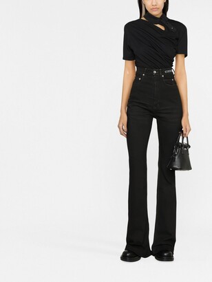 Rick Owens High-Rise Flared Jeans