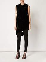 Thumbnail for your product : Rick Owens draped velvet top