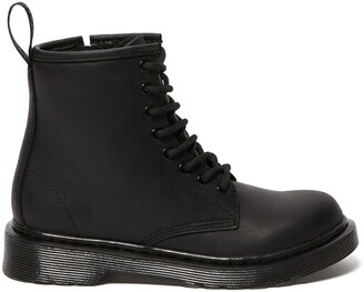 Dr. Martens 1460 Serena Leather Boots with Faux Fur Lining