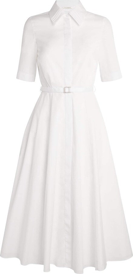 Emilia Wickstead Cotton Rubie Midi Shirt Dress