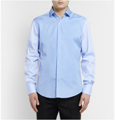 Thumbnail for your product : Lanvin Slim-Fit Contrast-Sleeve Cotton Shirt