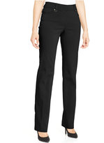 Thumbnail for your product : JM Collection Curvy-Fit Straight-Leg Pants