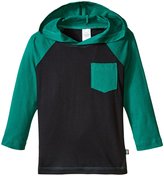 Thumbnail for your product : City Threads Hooded Raglan w/Pocket (Toddler/Kid) - Gray/Navy - 7
