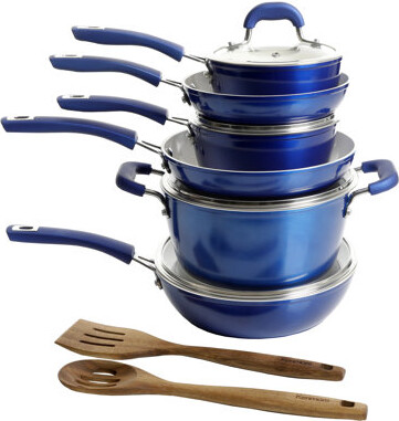 Kenmore 12 Pieces Aluminum Non Stick Cookware Set