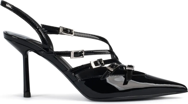 Le Silla 80mm Scarlet slingback pumps