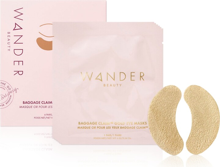 Wander Beauty Baggage Claim Gold Eye Masks, 6-Pk.