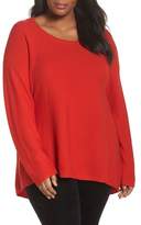Thumbnail for your product : Eileen Fisher Organic Cotton High/Low Tunic