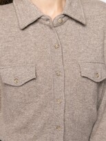 Thumbnail for your product : 12 Storeez Cashmere-Wool Blend Knitted Shirt