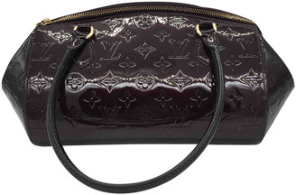 Louis Vuitton Burgundy Patent leather Handbags
