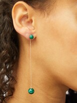 Thumbnail for your product : Mateo Ball Drop Malachite & 14kt Gold Earrings