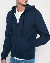Thumbnail for your product : 7 For All Mankind Zip Through Hoodie in Vintage Blue