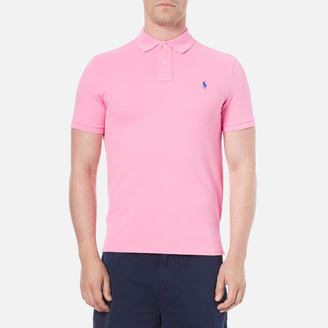 Polo Ralph Lauren Men's Custom Fit Polo Shirt Heritage Pink