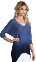 Thumbnail for your product : Bobi Linen Ombre Long Sleeve Tee