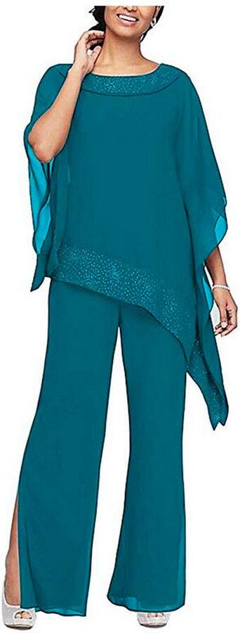 Royal blue pants suit womens Clearance