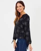 Thumbnail for your product : Wallis Wrap Cluster Spot Top