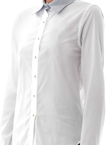 Thumbnail for your product : L'Agence Contrast-collar shirt