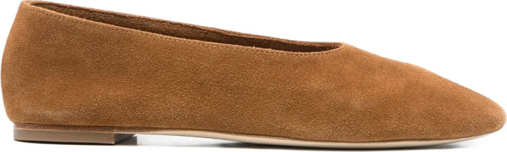 STAUD Suede Ballet Flats