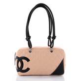 Chanel Cambon Bowler Bag Quilted Leather Medium