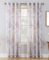 Thumbnail for your product : Lichtenberg No. 918 Andorra 51" x 63" Crushed Voile Floral Watercolor Grommet Curtain Panel