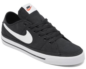 nike black canvas shoes womens