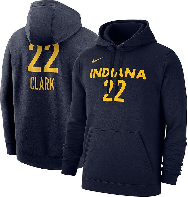 Unisex Nike Caitlin Clark Navy Indiana Fever 2024 WNBA Draft Player Name & Number Pullover Hoodie
